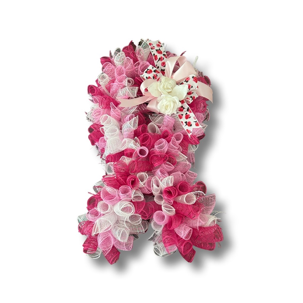 Breast Cancer Awareness wreath